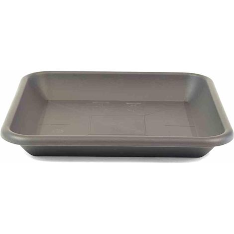 Untersetzer 34 x 34 cm, anthrazit zu Siena Garden Topf Quadro 40 x 40 cm