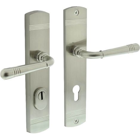 Quincaillerie de porte dérobée Helena PC 72mm nickel mat - 0019.377736