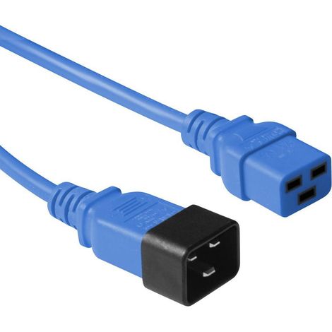 Microconnect PE2019B3 cable detransmission Blue 3 m C20 coupler C19 coupler