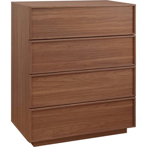 sweeek - Kommode mit Holzlook, 4 Schubladen