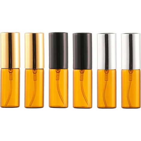 6 Pièces Flacon de Voyage Portable en Verre 5ml (1/5)