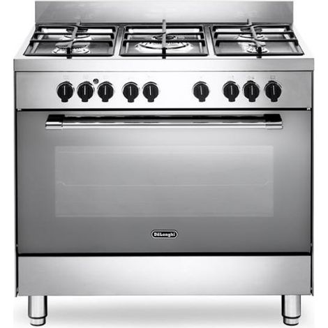 De’Longhi GEMMA 96 M ED. Tipo di prodotto: Cucina, Colore del prodotto: Acciaio inox, Tipo di controllo: Manopola. Tipo di piano cottura: Gas, Numero totale di fuochi: 5 Fornello(i), Tipo di superf... (1/4)
