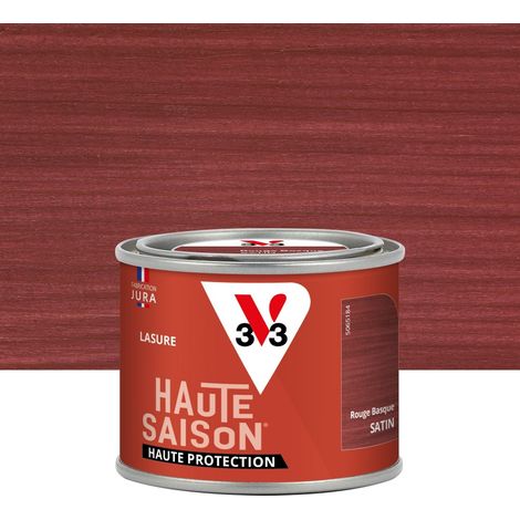 V33 Lasure V33 Haute saison 8 ans rouge basque satiné 0.125 l
