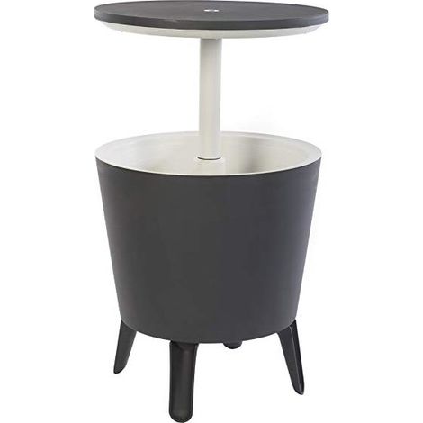 Cubo de hielo Keter Cool Bar de 30 l con doble pared para exteriores, gris (1/7)