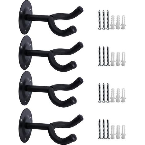 Wandhalterung für Ukulele – Haken für Ukulele, Banjo und Mandoline – 4er-Set (1/5)