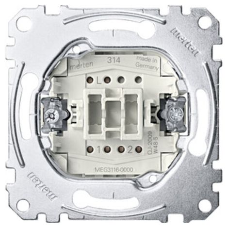 Merten Aus/Wechselschalter-Eins. 1-pol.10AX 250V AC MEG3116-0000