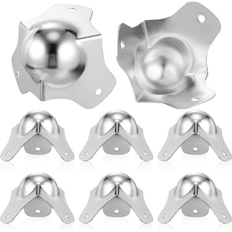 Lot de 8 protections d'angle métalliques innovantes à bille (1/5)