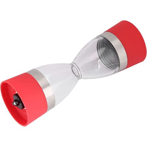 moulin Poivre Et Sel Manuel Deux En Un (rouge) Avec Rotor En Cramique Rglable (1/5)