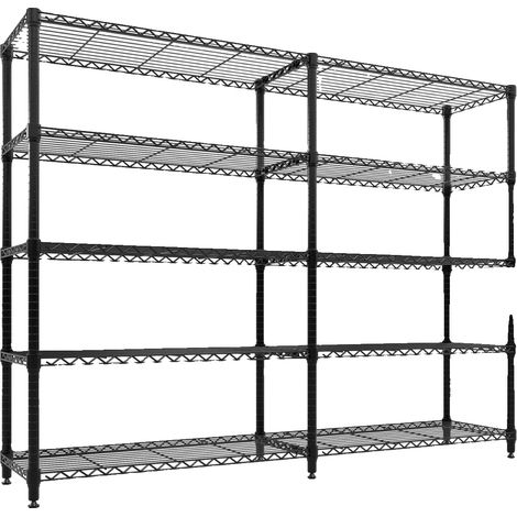 Étagère en métal, design réglable, haute capacité de charge, 5-Tire 40cm (1/2)