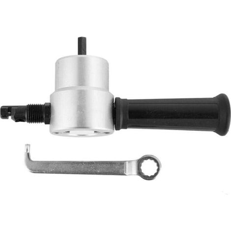 Main Sheet Metal Nibbler Saw Double Head Cutting Tool Metal Cutting Drill for Car Repair Maintenance (1/5)