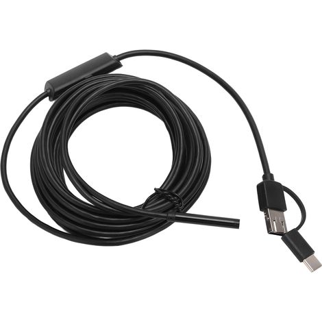 Endoscope 5,5 mm 3 en 1 avec caméra endoscopique USB étanche IP67 pour inspection et maintenance, portée 1 m / 3,28 pi (1/5)