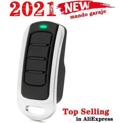 Télécommande - Porte de Garage - 433 MHz - 4 Canaux - Code Roulant - Remplacement Universel - 1 Pièce (1/4)