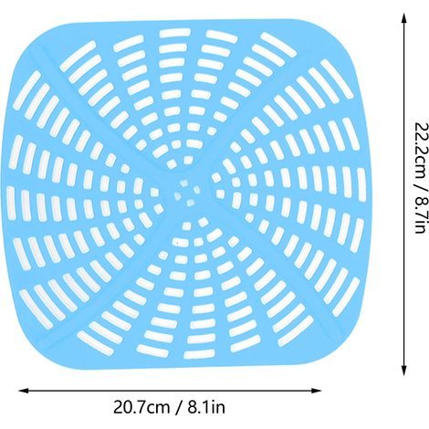 Ortviai Tapis en silicone réutilisable pour friteuse Ninja Foodi AG301 – 2 pièces bleues, anti-rayures et lavables au lave-vaisselle (1/4)