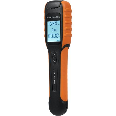 Fiber Optic Photometer, High-Precision Rechargeable Fiber Optic Power Meter, with Flashlight, Measuring Range OPM -70+10dBm FC/SC/ST