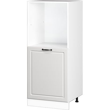 Mobile per forno da incasso R-Line, Bianco casa di campagna, 60 cm, Vicco