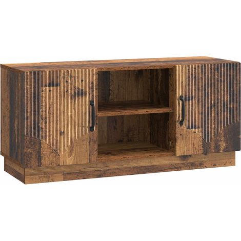 TV-Schränk Altholz 102 x 34,5 x 47 cm Holzwerkstoff vidaXL