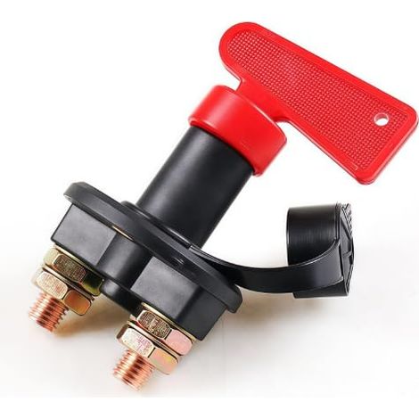 Interruttore di scollegamento della batteria da 12 V con chiavi