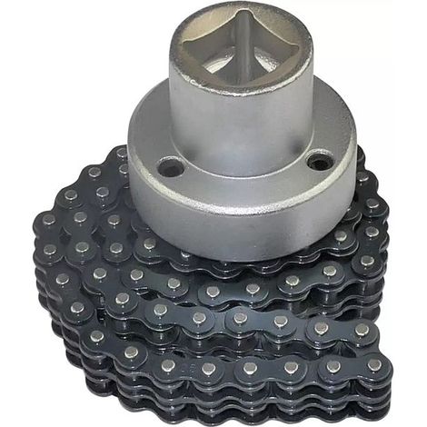 Chiave Per Filtro Olio Gasolio a catena Attacco 1/2 Doppia Catena 22 cm art.07666