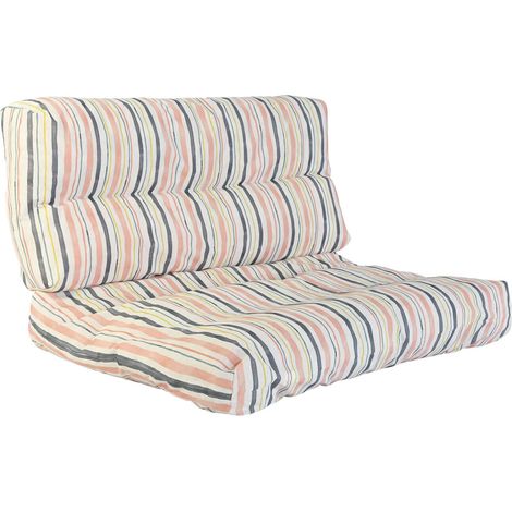 DKD Home Decor Coussin Multicouleur Rayures 120x80x16 cm (1/5)