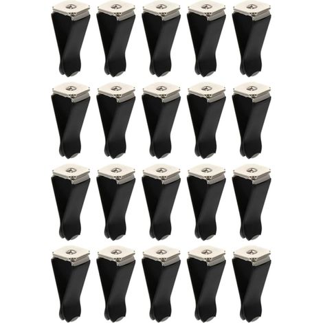 20pièces Clips Désodorisant Voiture pour Ventilation Accessoires Clip de Diffuseur Parfum Auto Compatible Aération Horizontales et Verticales Installation Facile sans Outils Noir (1/5)