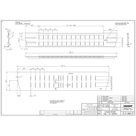 GEDORE E-S WSL/1 Längsteiler (1/2)