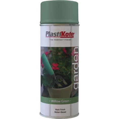 PlastiKote Garden Colours Spray Paint in Willow Green – 400ml