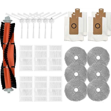 Pièces détachées pour aspirateur robot Xiaomi Lydsto W2 / Kyvol S60 / IRiver AICLE INS-200 : filtre, serpillière et sac à poussière