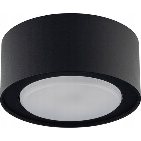 Lámpara de techo Nowodvorski Flea Negra Redonda Metálica GX53 12W (1/5)