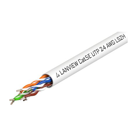 Cavo di rete Lanview LVN122014 bianco 305 m Cat5e U/UTP (UTP) (1/3)