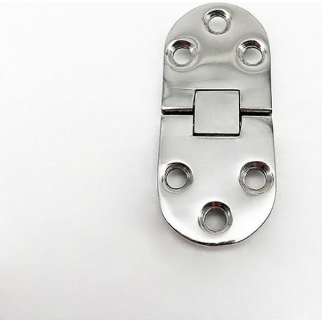 4-teiliger, hochbelastbarer Klapptisch mit Zinkscharnieren, Silber (3,1 x 1,2 Zoll)