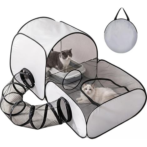 Parc pour chat pour extérieur, pliable et portable (1/5)
