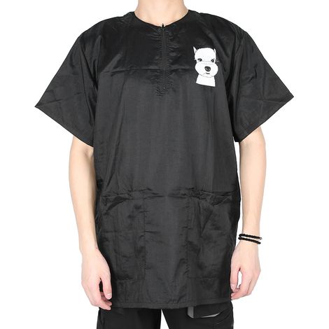 Vêtements de travail imperméables pour coiffeur, salon de coiffure, coupe de cheveux, barbier, coiffeur, taille L (1/5)