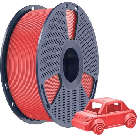 3D-Drucker-Filament, hohe Transparenz, 1kg Rolle, Kirschrot (1/2)