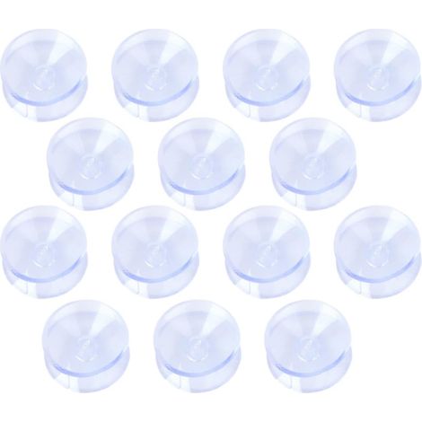 48 Patins de table antidérapants transparents pour tables en verre, (1/5)