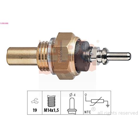 Sonde, température du liquide de refroidissement EPS 1.830.088 DAEWOO 0055421017