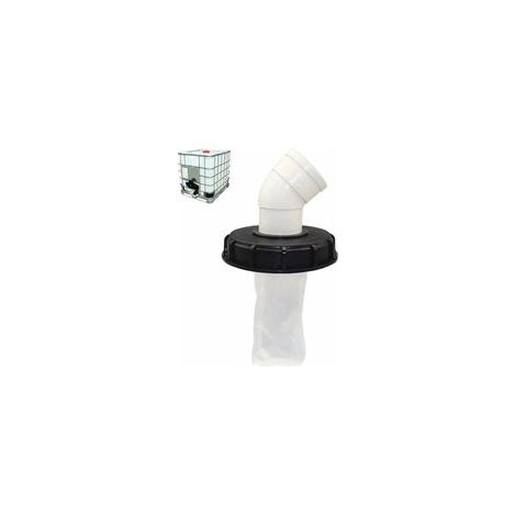 Kit Filtre Cuve IBC – 45°, Nylon, Eau Pluie, 165 mm (1/5)