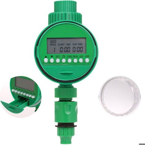 Minuteur arrosage programmable pour robinet jardin, étanche, compatible 3/4" et 1/2", kit irrigation auto (1/5)