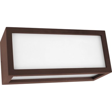Applique LED murale à trois directions mod. Vigo 3 couleur corten (1/4)