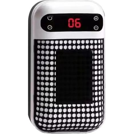 (Blanc) Mini chauffage de table, mini chauffage solaire domestique (1/5)