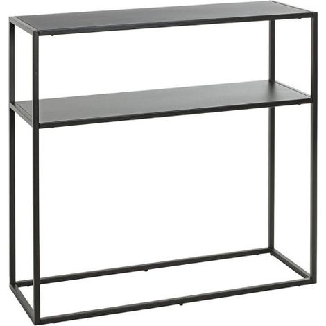 Console Design en Métal "Soraya" 80cm Noir (1/5)