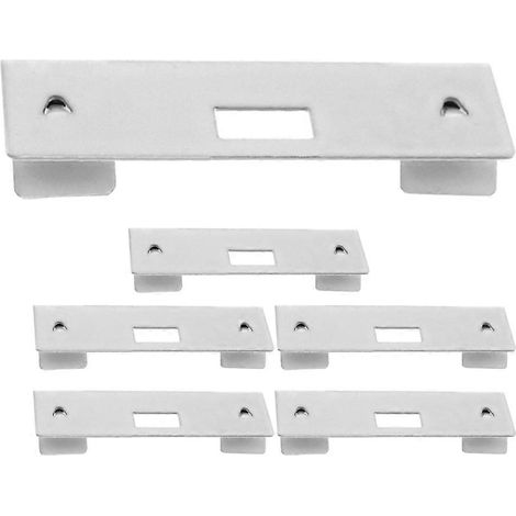 Pattes de réparation blanches pour stores verticaux, 6 clips métalliques (1/5)