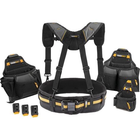 TOUGHBUILT TOU-CT-101-4 - Juego de cinturones de herramientas para contratistas (4 piezas)
