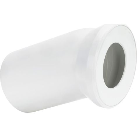 WC Anschlussbogen 22,5 Grad 3813 in DN100 x 150mm Kunststoff beige (1/4)