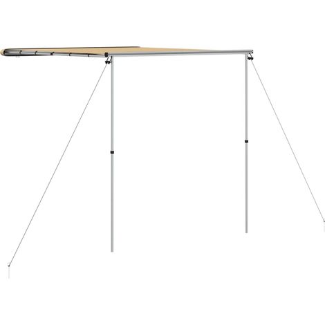 vidaXL Camper & Caravan Awning 1,8x2,5x2,15 m Beige (1/5)