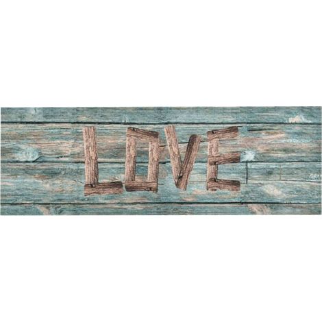 Tapis de cuisine antidérapant, tapis d'évier, tapis de porte intérieur lavable Love 60x300 cm MKS62586 (1/4)