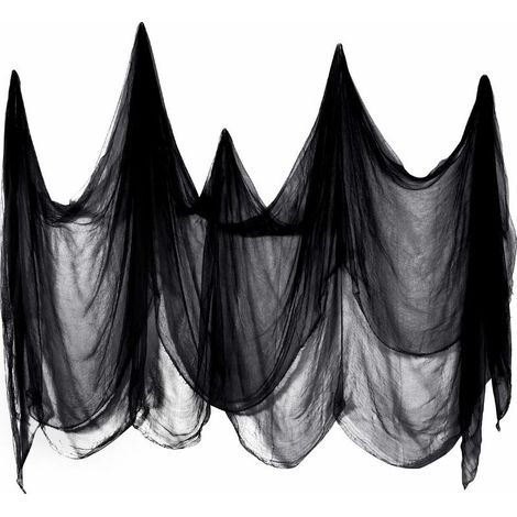 Green Mobility-Chiffon Effrayant Gaze Spooky Chiffons de Mousseline en Coton Décorations d'halloween pour Fête des Maisons Hantées Portes d'Entrée à l'Extérieur(2.5m) (1/5)
