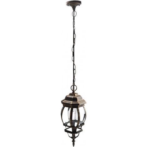 FAB 149591016 Suspension Extérieure Aluminium Caelum 1xe27 Noir / Or Regx16x16 Cm Ip44