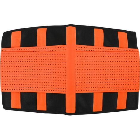 Ceinture lombaire légère, portable et respirante pour le soutien et la protection du dos - Orange (1/5)