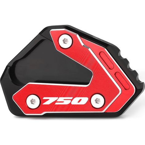 (GSxR750 Red1) Compatible pour SZUZUKI GSXR 600 GSX-R 750 GSX R 1000 1000R Accessoires de moto Béquille Extension Pied Béquille latérale Agrandisseur Plaque Pad maxpower (1/4)