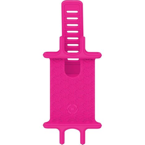 Soporte de Móvil para Bicicletas Celly EASYBIKEPK Rosa Silicona (1/4)